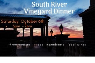 Oct 6  5-7 Dine on the pavilion overlooking the vineyards at our first Vineyard Dinner at South River Vineyards.  Advance reservations &amp; prepayment of $65 are required.   440.466.8668
#thelakehouseinn #crosswindsgrille  #southrivervineyard #thisiscle   #locallysourced #eatlocal