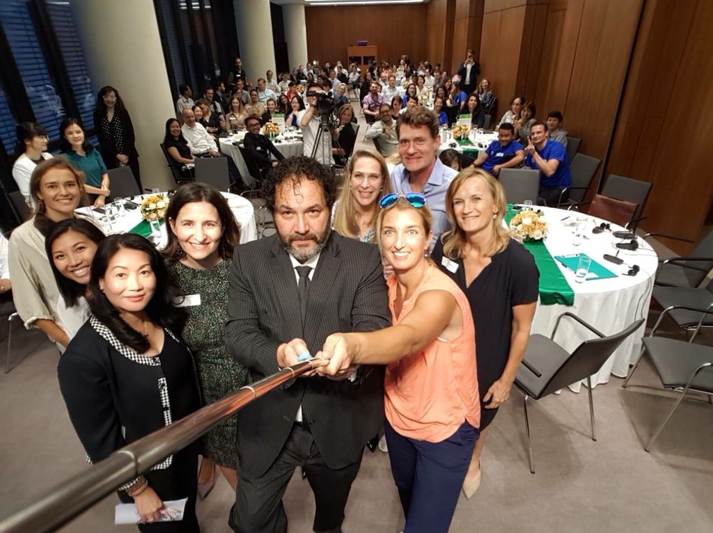 wave_eco's tweet photo. Yesterday, we were #ReThinking Plastic in #Vietnam together with over 100 business, government and community leaders. 
Guest speaker Mr. #CraigLeeson (director of award winning documentary #APlasticOcean highlighted the issue of #PlasticPollution. 
 @wave_eco https://t.co/Yb5ytzb4JB