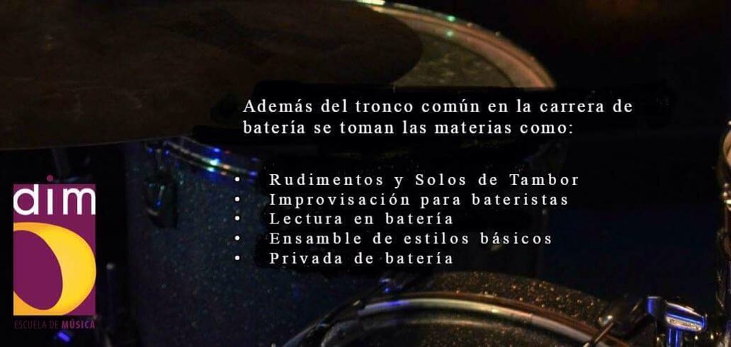 La carrera en Ejecución es Ideal para obtener el dominio en el instrumento, desarrollar la lectura, sonido, fraseo, lenguaje y las habilidades de improvisación.🎷 Acércate a DIM 🎸#escuelademusicadim #musicosencrecimiento  #carreraenejecución #batería #DIM #inscripcionesabiertas