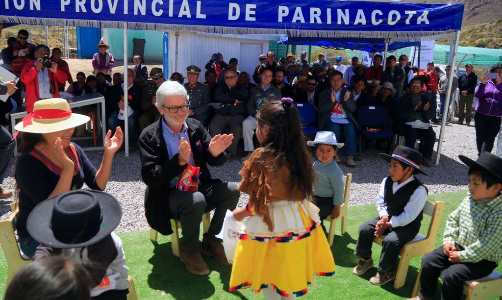 jafontaine's tweet image. Con ceremonia Aymara, inauguramos hoy el nuevo sistema de Agua Potable Rural de Putre, que beneficiará a 400 familias con agua de buena calidad, libre de arsénico. @mop_chile cumple así encargo de presidente @sebastianpinera de mejorar calidad de vida de todos.