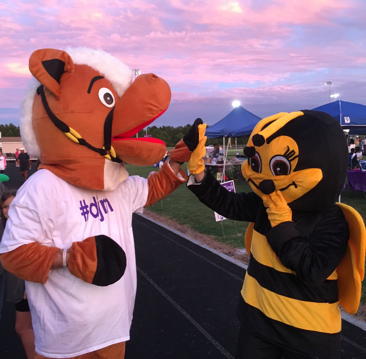 WJCCBlayton's tweet photo. Always a team effort with our friends at DJ! #relayforlife2018 https://t.co/Q0hf9RD9JM