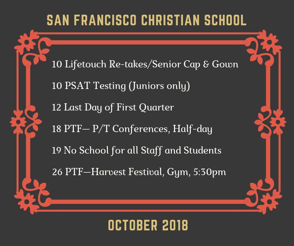 SF Christian School tweet media