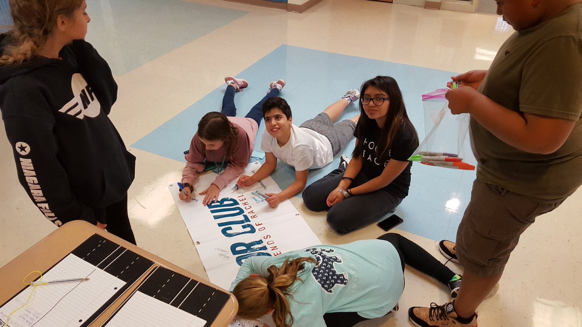 act_ira's tweet photo. More chain reaction greatness! #RachelsChallenge #KindnessMatters @act_ira  @IraJonesMS https://t.co/k4iEh8CejC