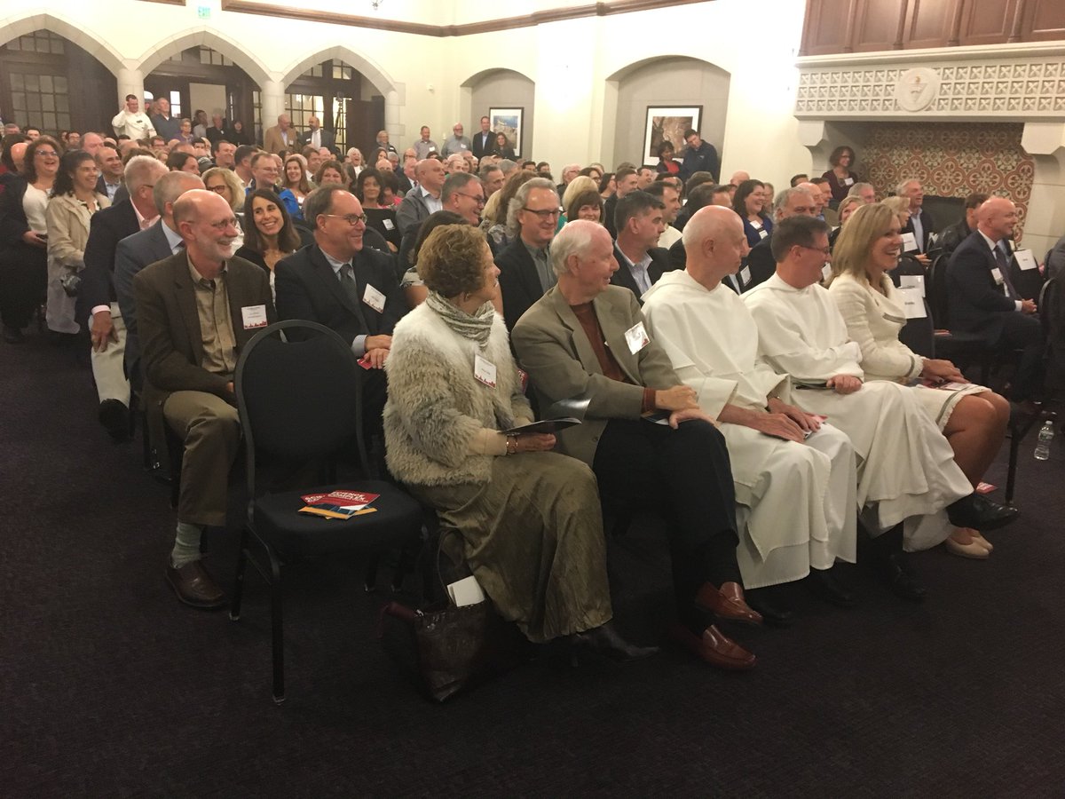 ProvidenceCol's tweet photo. Scenes from today’s dedication of The Providence College Science Complex. https://t.co/PfMHvxX6xf