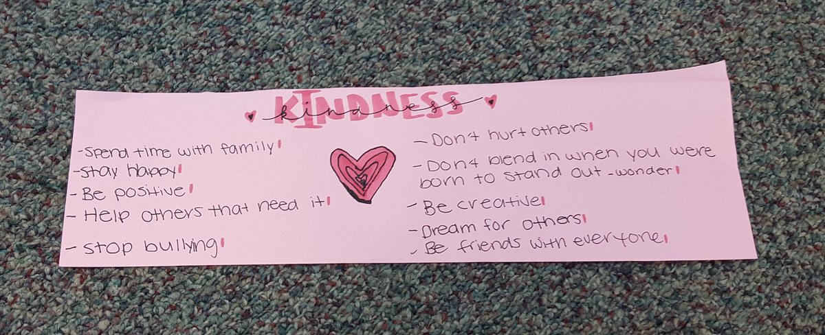 act_ira's tweet photo. Inspiring kindness messages from middle school students. #rachelschallenge #202proud #KindnessMatters @IraJonesMS https://t.co/xuVMvI1TLX