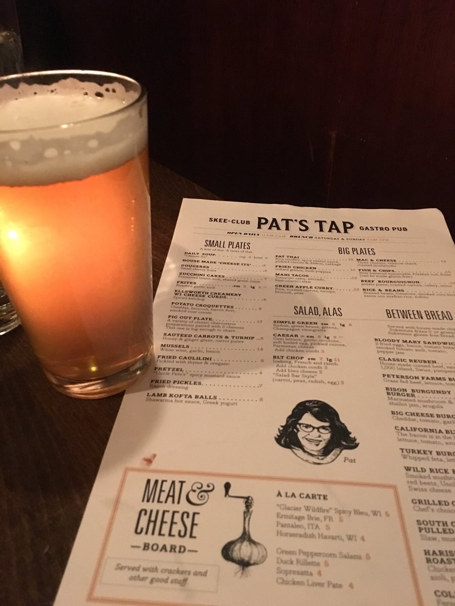 The Wabasha Brewing Westside Popper is tasting mighty great over <a href="/patstapmpls/">Pat's Tap</a> Pairs well with #skeeball #patsthai #drinklocal #mnbeer #westsidepopper