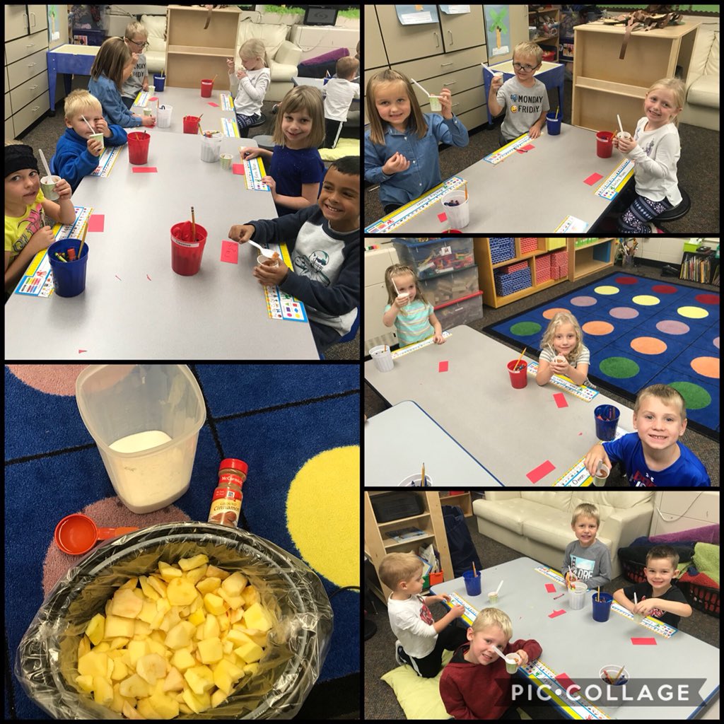 KarrieZink's tweet image. We had fun learning about apples this week!  #apple #tastetest #sinkfloat #burropride