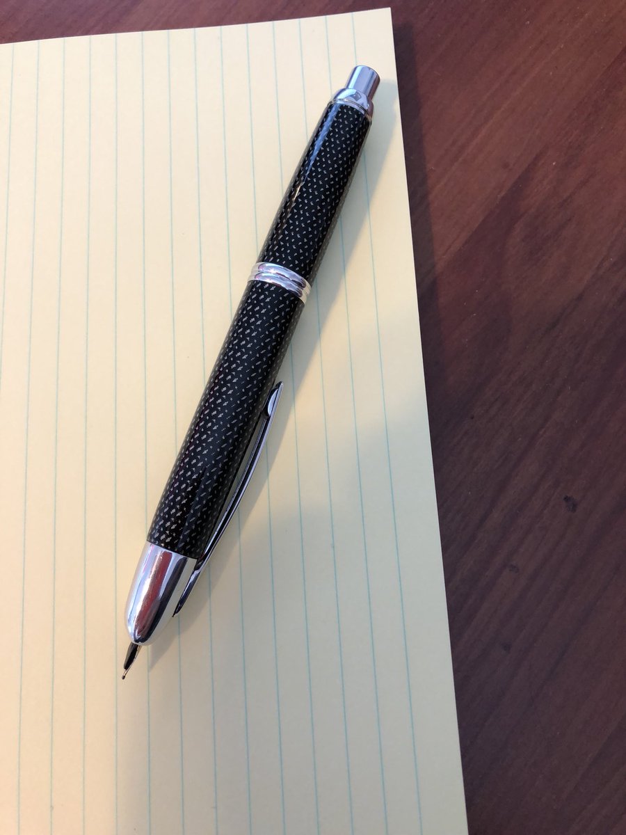 dougtayek's tweet image. Hey @MReedXIII using my @PilotPenUSA Namiki fountain tip to write important things. Thought I would share. Ha! #fancypen