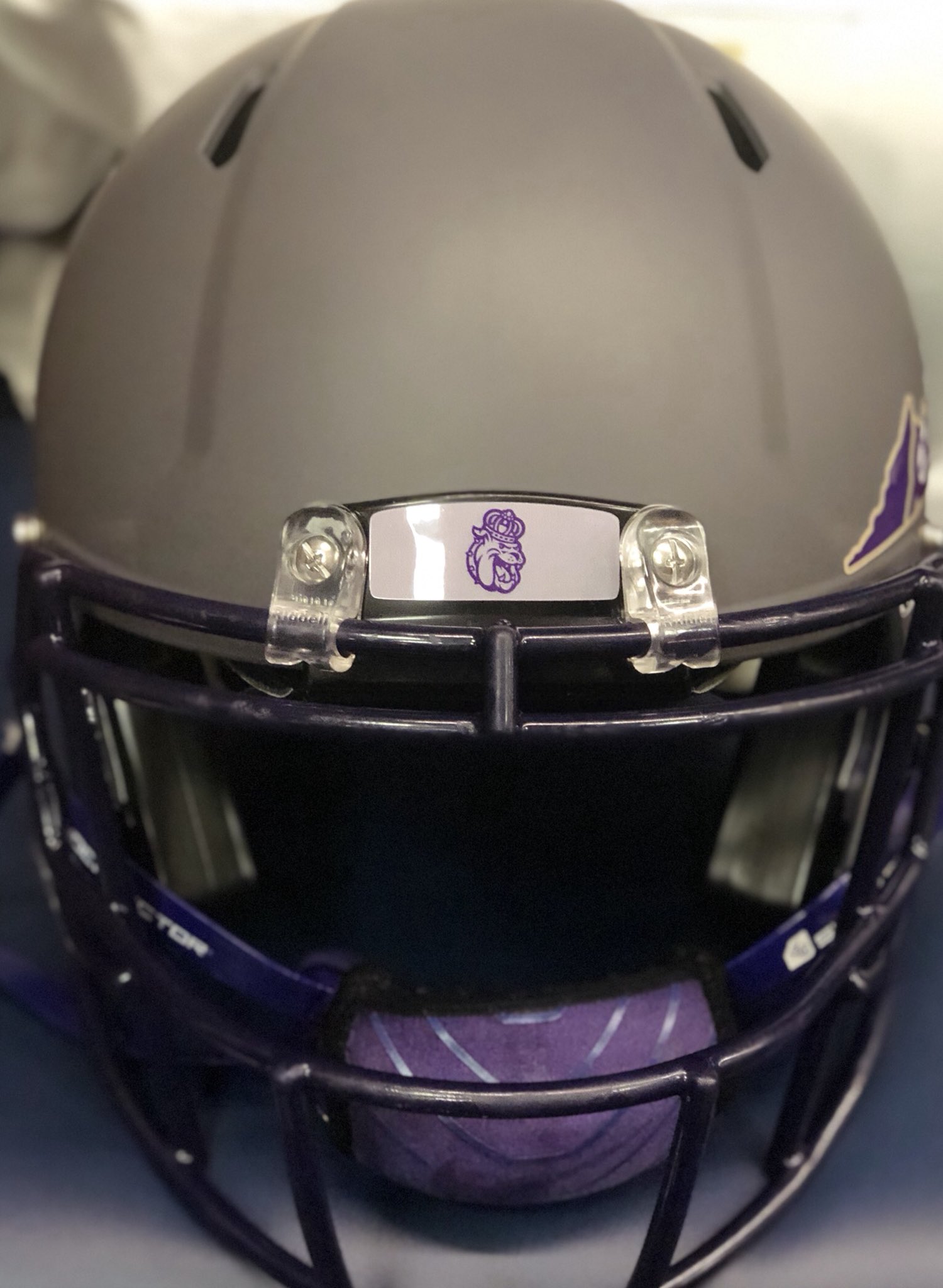 JMU Football Equip on Twitter "Closer look at the new helmets/decals