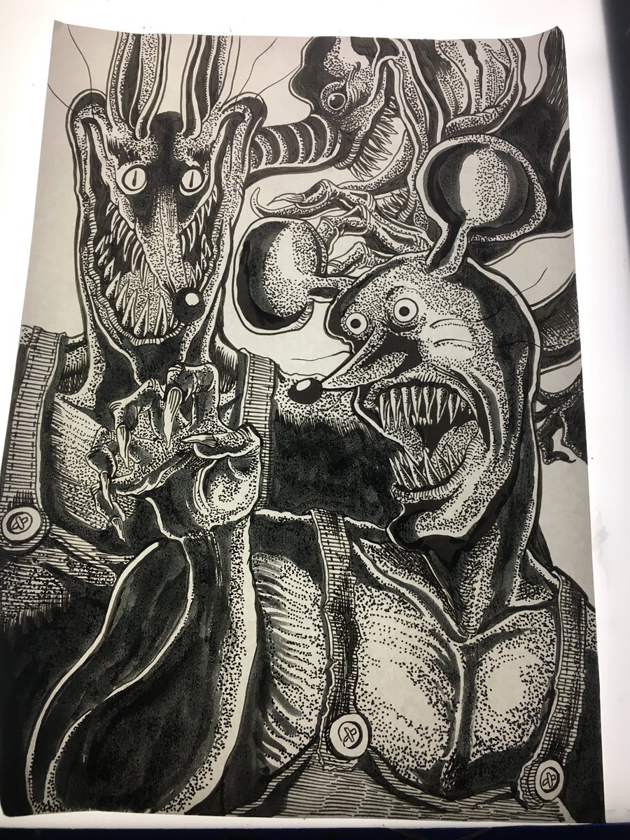 結局3人描いた 
