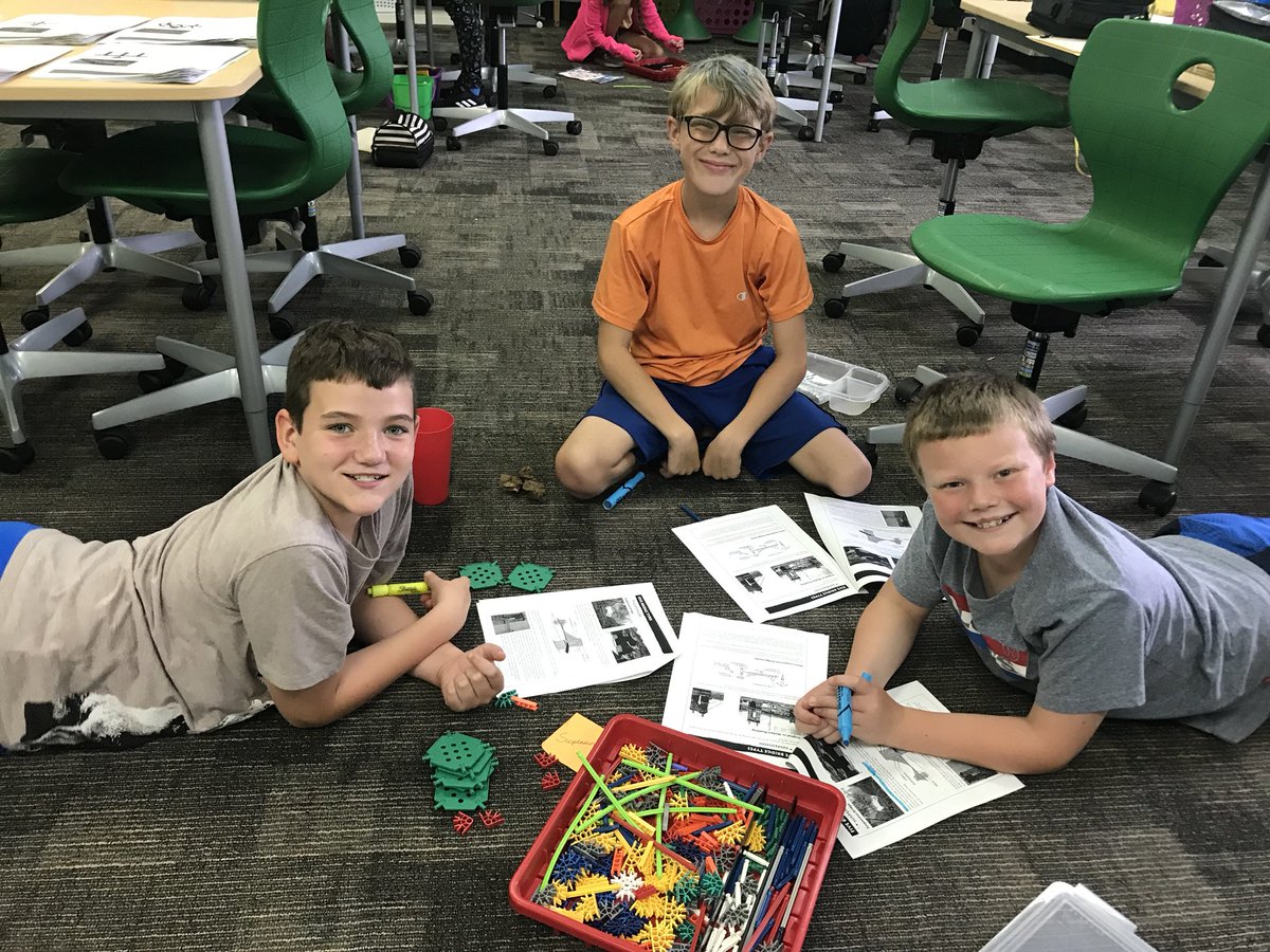 JenisonACT's tweet photo. 5th graders love all of the hands-on learning in our engineering/architecture unit! Toothpick Bridge Problem, here we come! https://t.co/43LD6IKZ7D