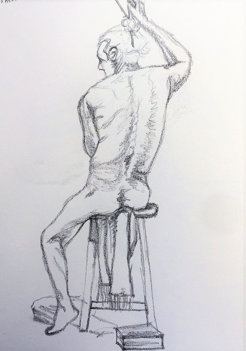 MMKH_Art's tweet photo. More #sketches from the local #figure #drawing #workshop! #figuredrawing #art #practice #studies #study #malefigure #humanbody #pencildrawing #sketchbook #lifedrawing #livemodel #progress #humananatomy #greyscale #blackandwhite https://t.co/bTiMNXE7yD