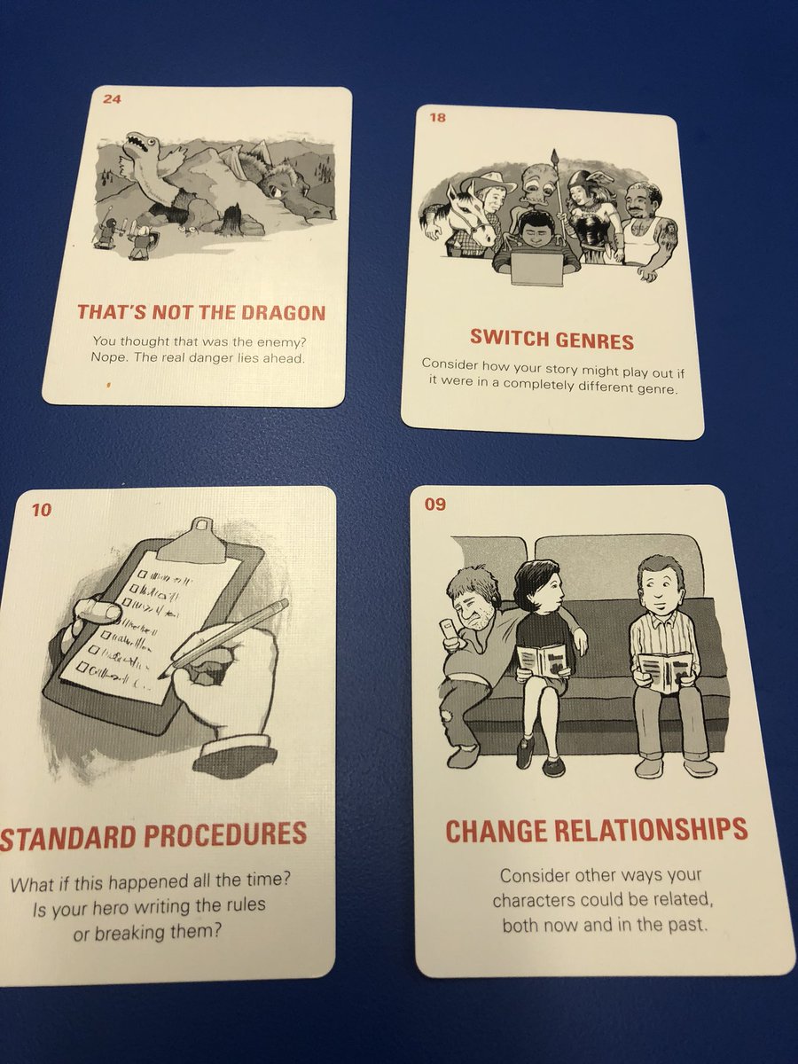 GiftedTawk's tweet photo. Today we played βCards Against Normality,β in @NaNoWriMo novel writing club. My Ss β€οΈ β€οΈ it. I told a story and each child retold the story as directed on their playing card. #storytelling #lowtechlearning #highoctanefun https://t.co/4QjxKJ3sKx