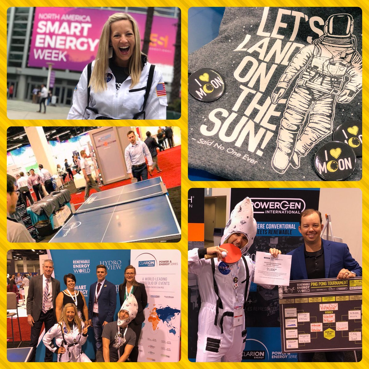 powergenintl's tweet photo. We had a blast at #spicon. We appreciate everyone who participated in our ping pong tourney (s/o to the champs, @VistaSolar) & in our #solarenvy selfie contest. We want to see you ALL at #POWERGEN18β use promo code PGISOLAR15 at checkout for 15% off https://t.co/BO5hmdUmqu https://t.co/VZWXn0vNSL