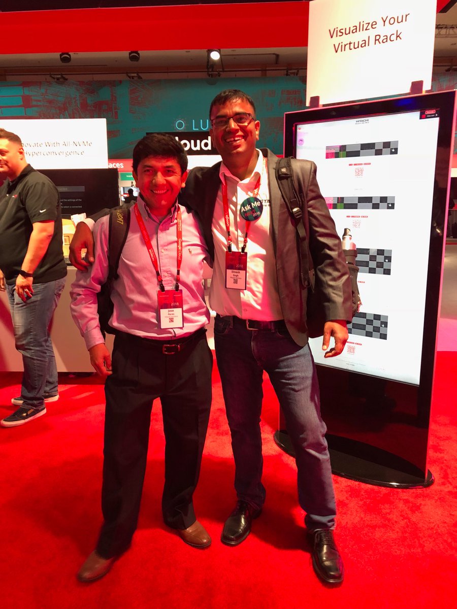 dineshsingh2004's tweet photo. Had BUSY all-NVMe #hyperconverged booth #HitachiNEXT ⁩ THANKS Jose &amp; ⁦@Lost_Signal⁩ ⁦@HitachiVantara⁩ https://t.co/1BcUcfyAPV