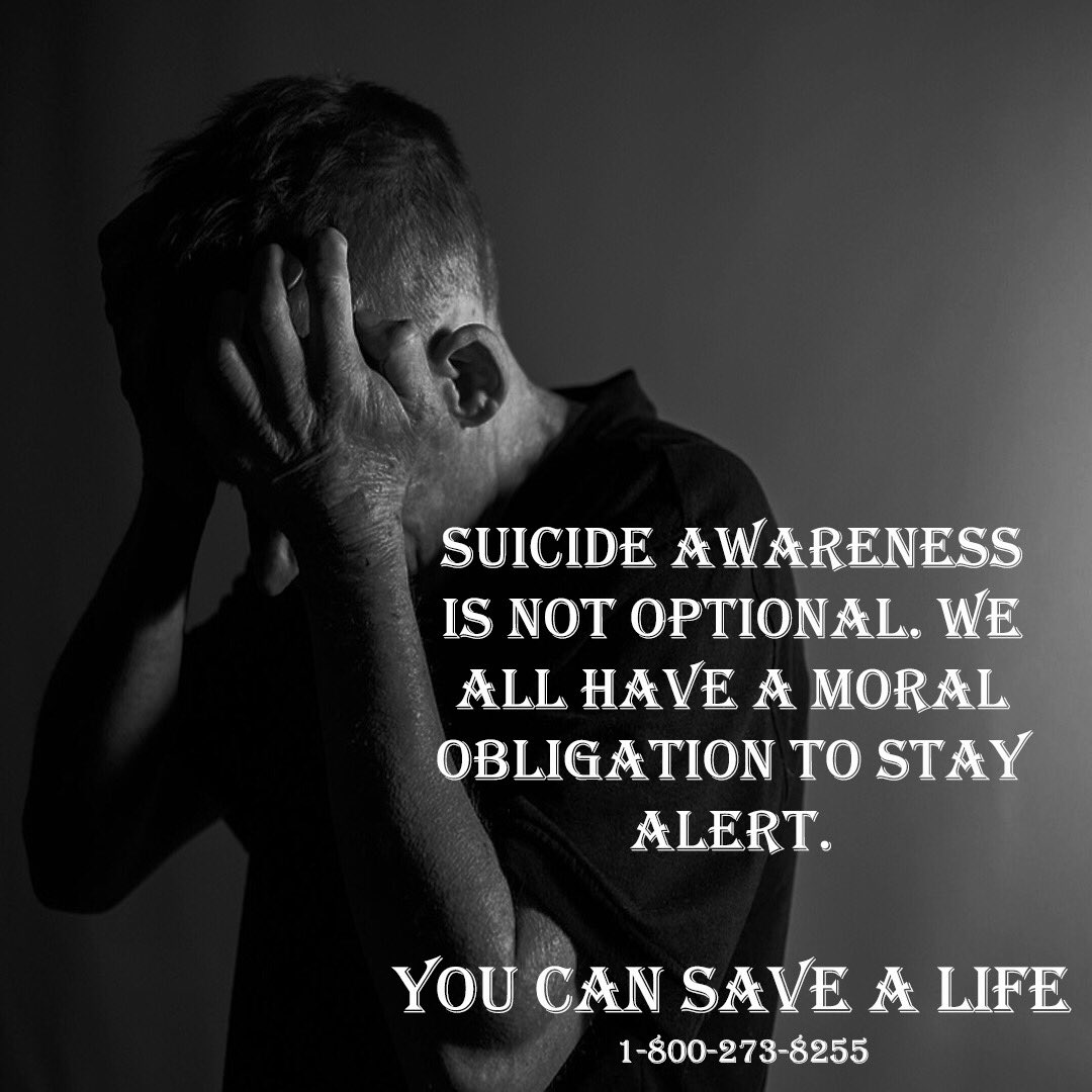 SlgShadowfury's tweet photo. You are important &amp; you’re not alone.

Suicide is not a joke.

My community and myself stand ready to hear your story and assist you with you’re internal War.

#SuicidePrevention https://t.co/P3dq4KUeSK