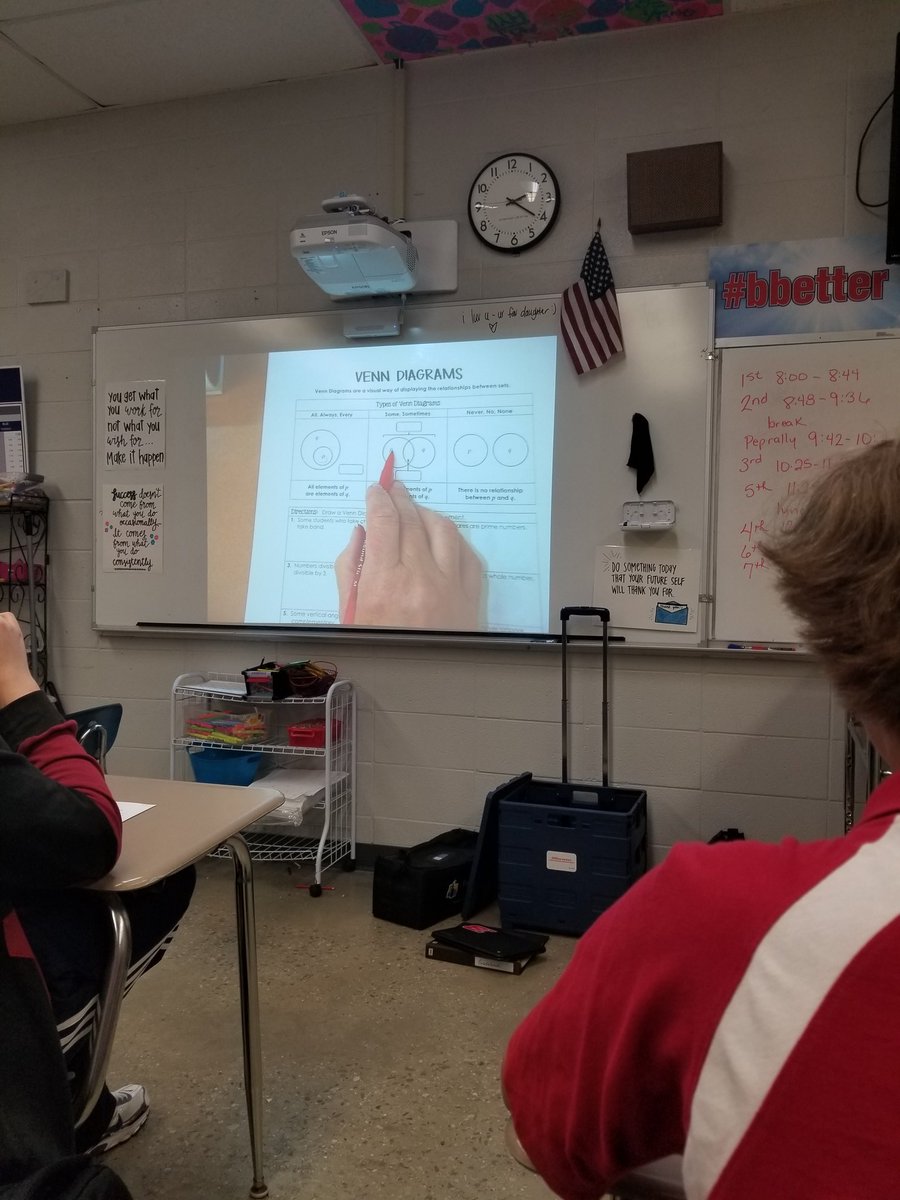 btstapler's tweet image. VENN DIAGRAMS in Mrs. Trotter&apos;s class. #bbetter #coveringthestandards @APBrewerHS