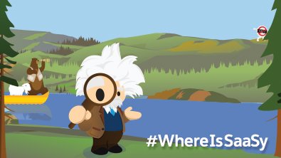 Dreamforce's tweet photo. It's the last day of #DF18, be sure track down @TooSaaSy! #WhereIsSaaSy https://t.co/NBP98mEU7a https://t.co/19pr00BUTF
