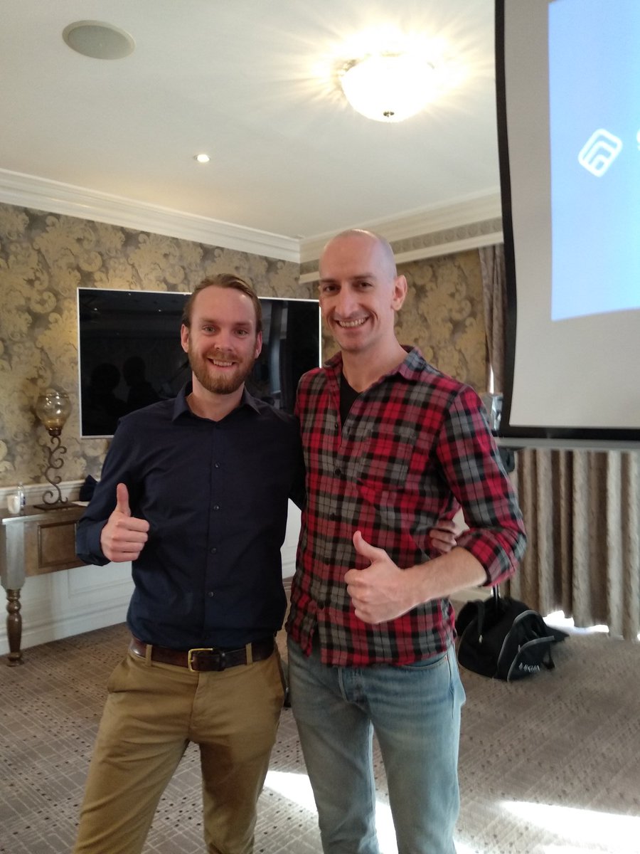 RonanCodes's tweet photo. Met the amazing @ndoherty13 at #GrowRemote18
Great to see the man himself in person. https://t.co/EojulVtz19