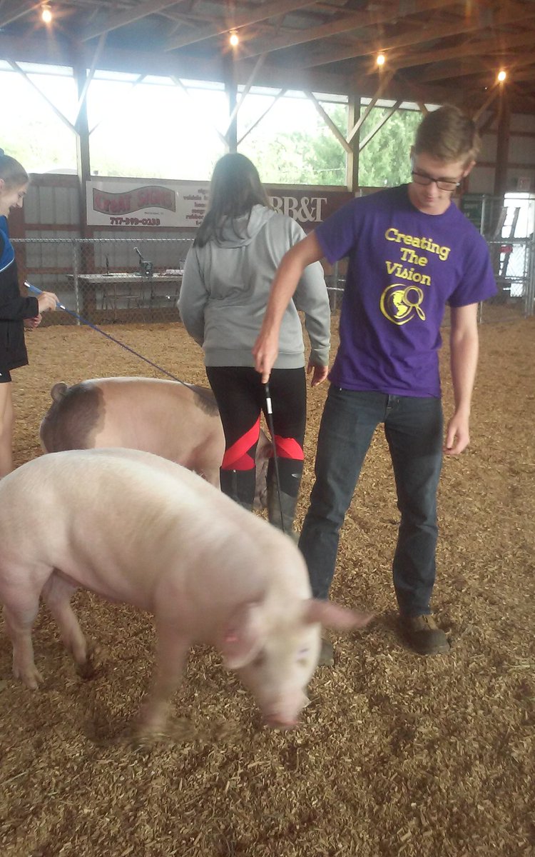 HollyOberholtz2's tweet photo. Check out these #LSPioneers and @GardenSpotFFA learning about #SAE projects and livestock evaluation at the #LampeterFair18 #LSAgSci https://t.co/1aplCSYrnd