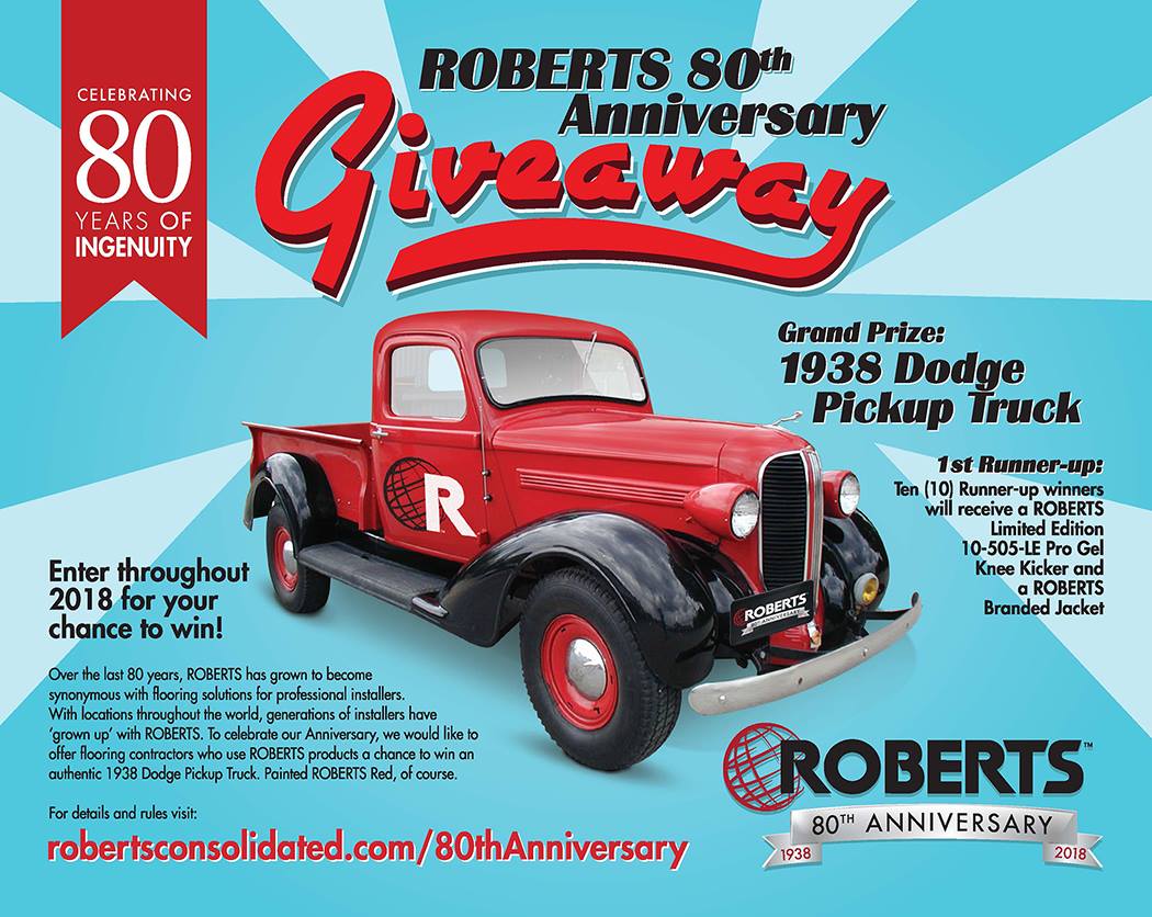 Roberts_Tools's tweet photo. Don't forget to enter for your chance to win our beautiful 1938 #dodge pickup, from now until the end of the year! https://t.co/GicyyL62Aq https://t.co/j6lacC9Wlw