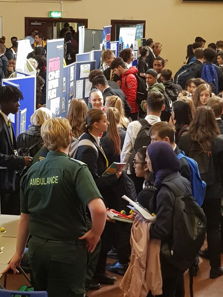 HarrowHighSch's tweet photo. Fantastic Harrow High School Careers Fair today. Thanks to everyone involved... https://t.co/yu6FvHj4ll