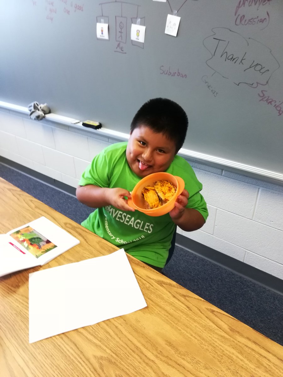 msyolandarice's tweet photo. We've been reading a book about yams so we tried some today. He wasn't a fan. https://t.co/j0rQqi8I5h