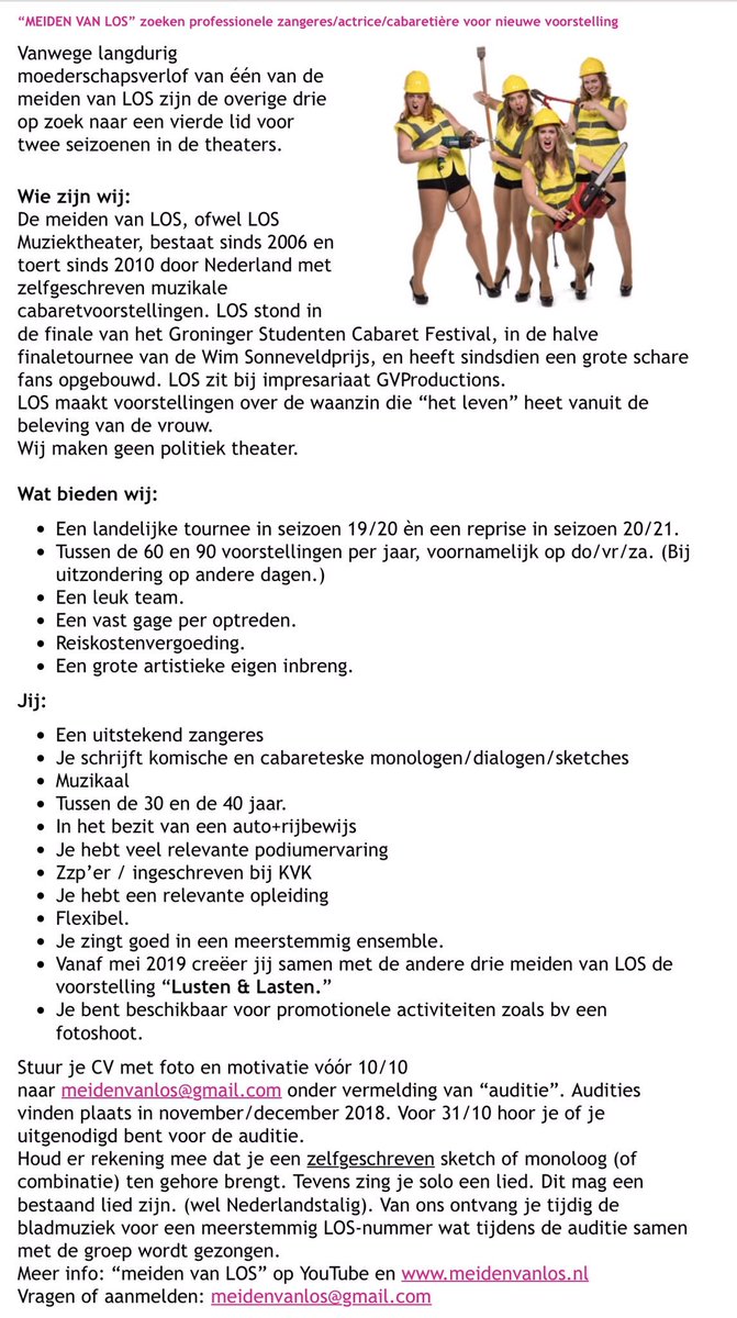 meiden van LOS tweet media