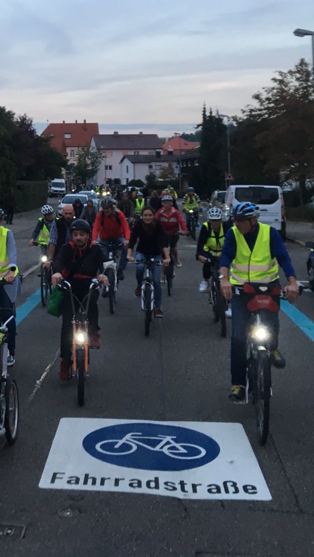 CMRT #CriticalMass #Reutlingen im #September 2018! Schön war‘s nicht nur das Wetter ☀️🚲🚲