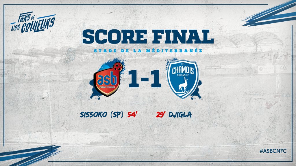 ChamoisStFlo's tweet photo. [#ASBCNFC] J9 - C'est terminé dans l'Hérault.
À 10 contre 11 dans le dernier quart d'heure, la #TeamChamois ramène un point de Béziers. https://t.co/Pi6QoG8COa
