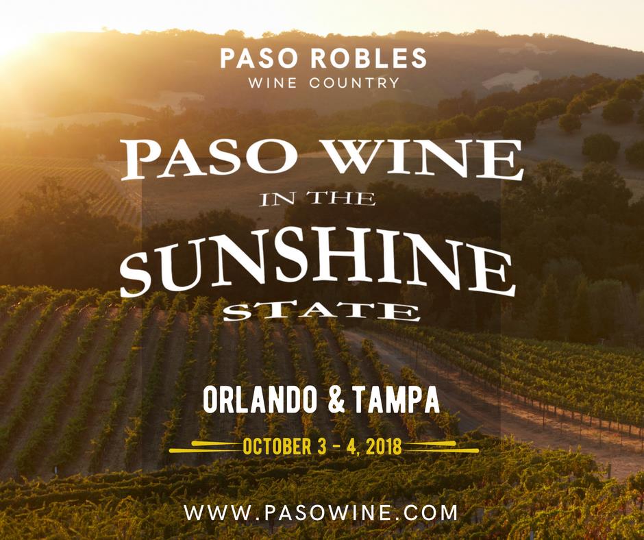 CassWinery's tweet photo. Enjoy @PasoRoblesWine in the Sunshine State! @CassWinery will be in the FL on Oct 3 &amp; 4! Get tix &amp; event info: https://t.co/8Rdyx1H2nZ https://t.co/TiFh6fkEbU