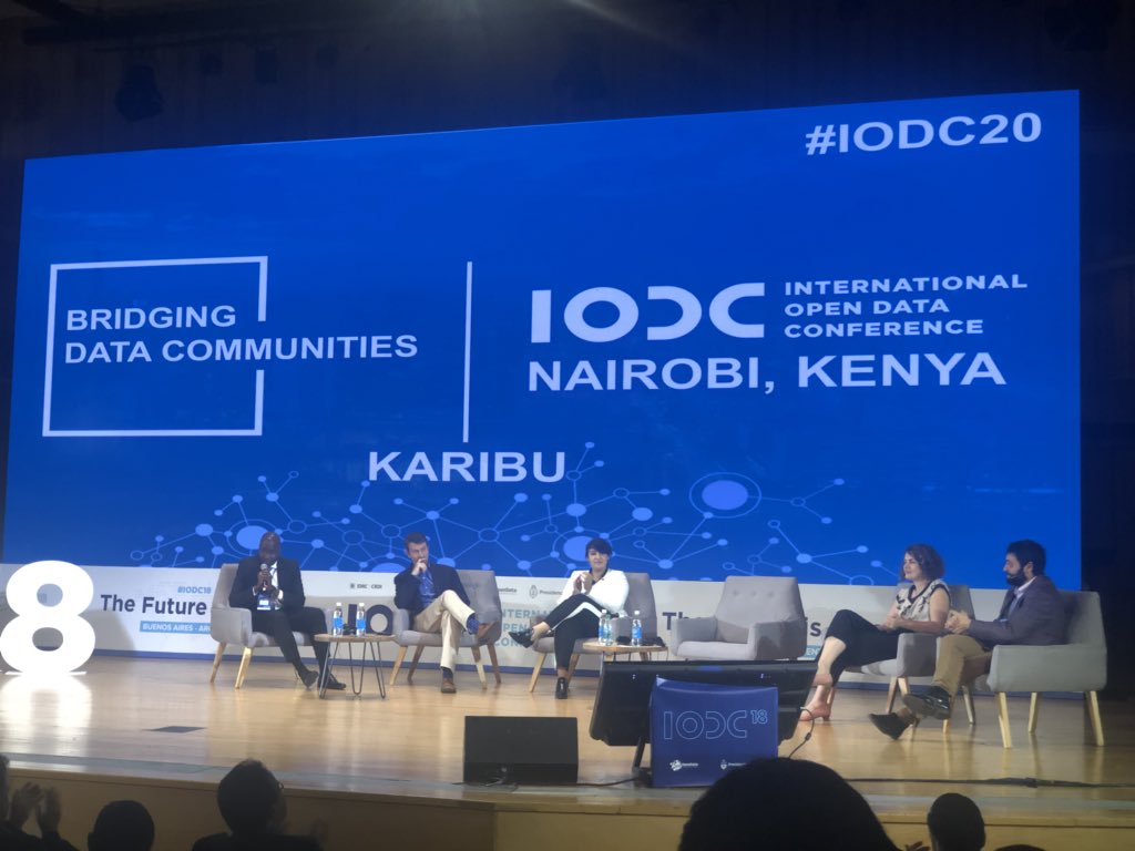 From #thefutureisopen in Argentina #IODC18 to #bridgingdatacommunities. See you in Kenya #IODC20 #karibu #jambo