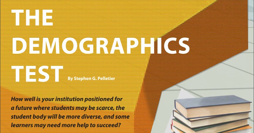wicheEDU's tweet photo. Catching up on summer reading: How well is your #highered institution adapting to sobering demographic projections of @wicheEDU #Knocking2016? Check out this excellent feature from @AASCU Public Purpose magazine: https://t.co/vVlWomBeNU https://t.co/H4oMckDCq6