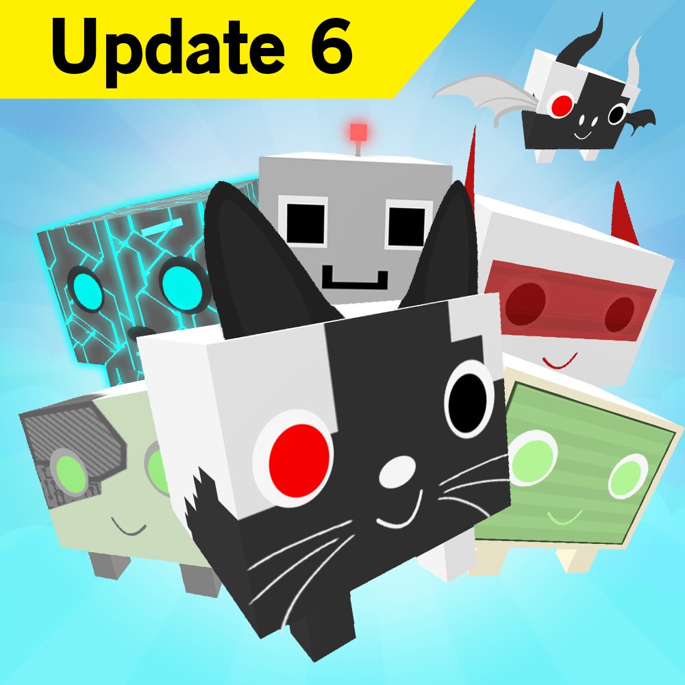 Big Games On Twitter Pet Simulator Update 6 Is Out Now New Tech Area Tier 16 Egg 13 New Pets Teleport Gamepass - big games twitter roblox