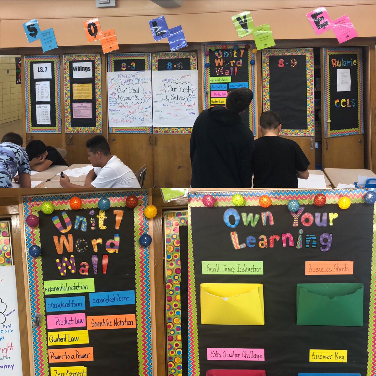 CuomoHanley's tweet image. Ss analyzing, interpreting and owning the Standards for Mathematical Practice “What does it mean for me? How can I own it?” Creating SMP ads and memes in the 8th grade math wing #Hantini #MathMindsets #InspireD31 #SIStrongerTogether @lfisherIS7 @VinVerdig7
