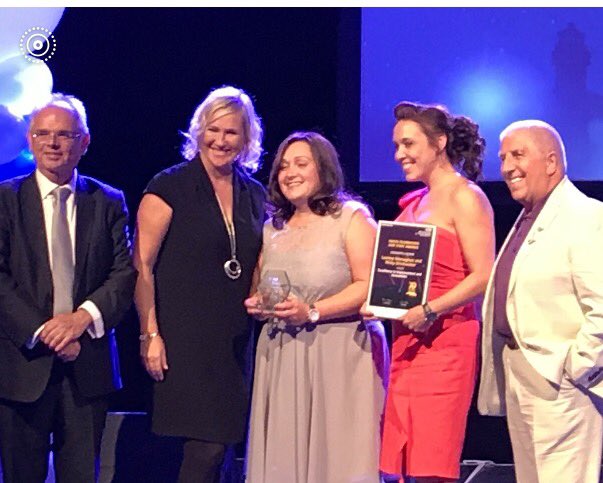 What a brilliant achievement! Leanne Monaghan   and Nicky Drinkwater  picking up their award for the Teddy Bear Transfer Pathway! Just goes to show what you can achieve when you are determined. What an excellent improvement in bereavement care! Well done ladies! #PROUD #WUTH