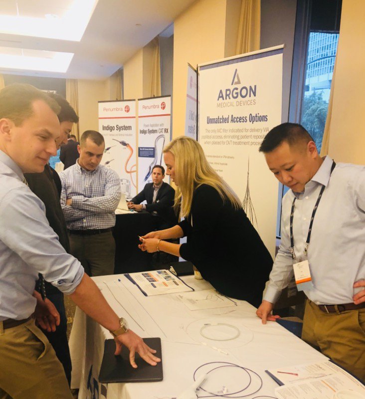 ArgonMedical's tweet photo. Having a great time at @SIRspecialists #ACTIVE18 !! Stop by @ArgonMedical during the mechanical thrombectomy and IVC Filter workshops to learn more about Cleaner and OptionELITE!! https://t.co/DqWG62pSxX