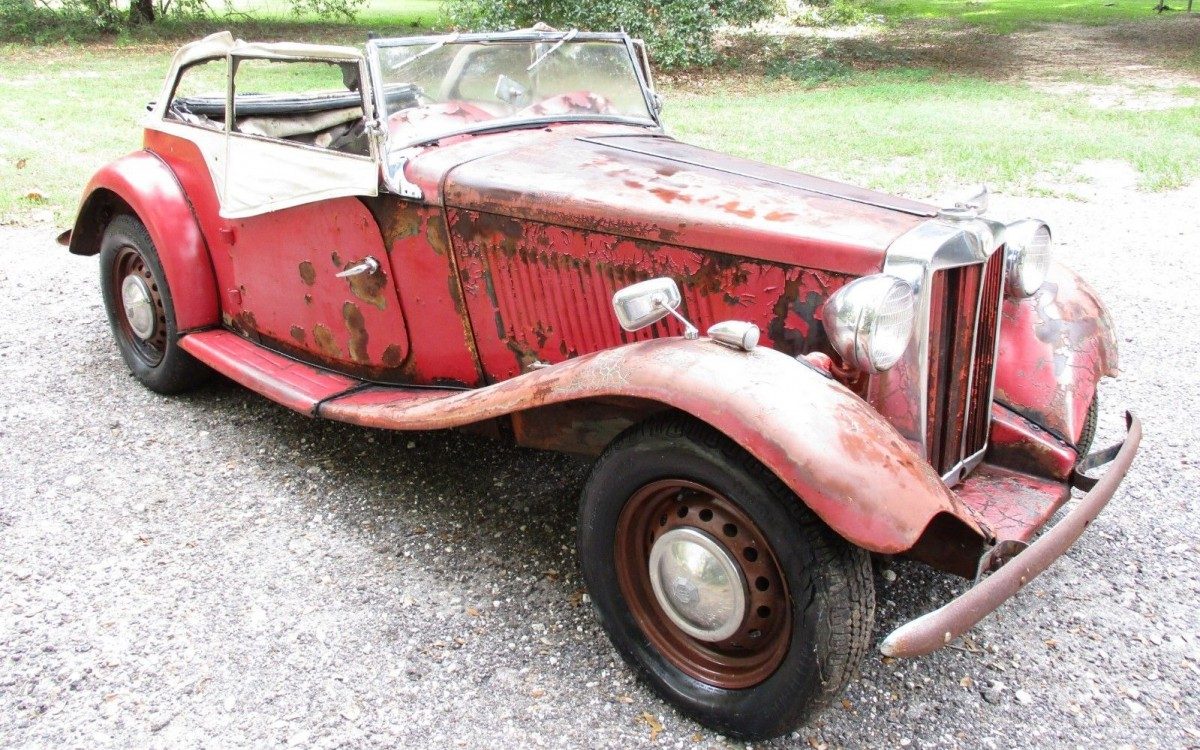 Barn Finds On Twitter Rhd Barn Find 1950 Mg Td Usa British
