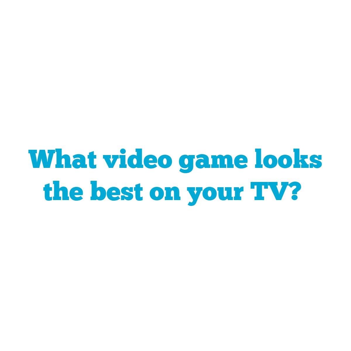shoptvw's tweet photo. We'd love to know what really shows off your TV's capabilities. https://t.co/jUdxJj9Ex8