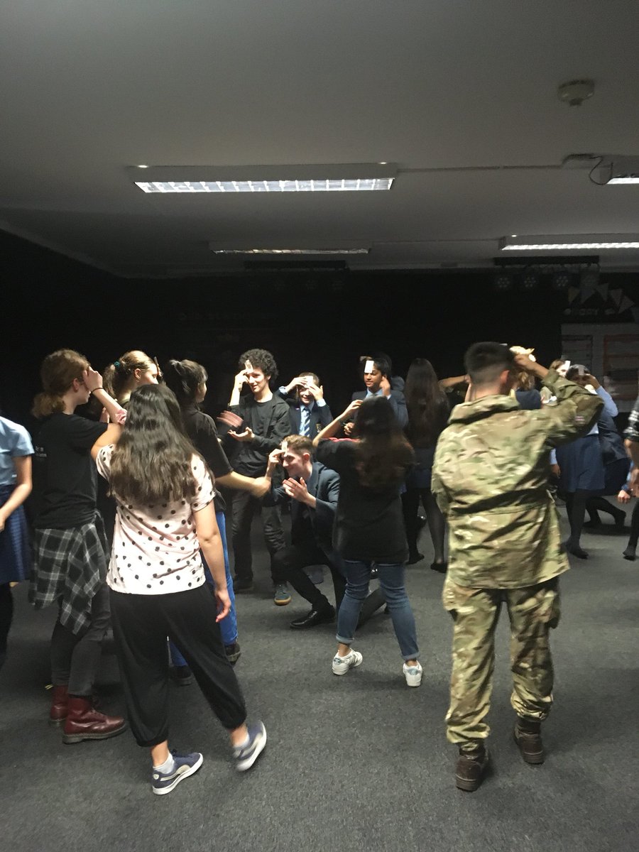 MSMCollegeDrama's tweet photo. We warmly welcomed our friends from Wesley College, Australia to the Drama dept today - they performed their touring show ‘Urban Hero’ and then we ran a workshop for all students involved, great fun had by all! 🎭 @MSMHead https://t.co/R1yFXoehR5