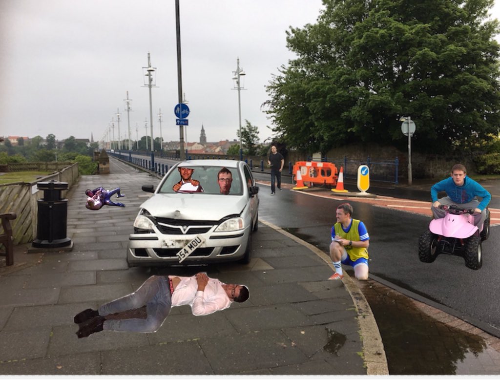 Walesy1's tweet photo. Ayton man pleads guilty to man slaughter after running down Dunbar United star whilst drag racing ginger man on electric quad. https://t.co/itzT648YgV