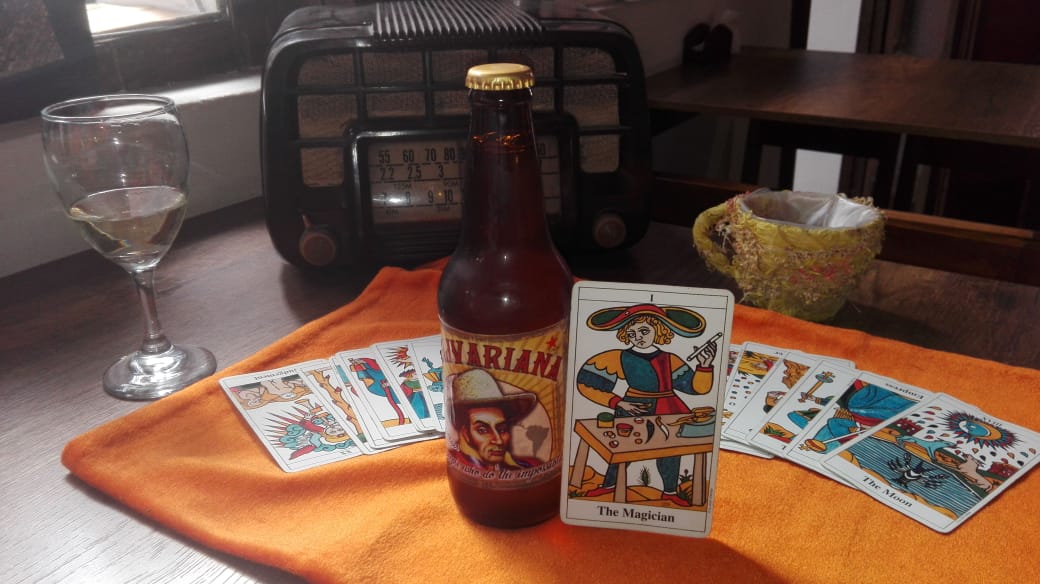 CesarJerezM's tweet photo. En el @reserva_cafe café té leemos el tarot por tomar una #CervezaBolivariana Mañana sábado lo puedes hacer de 2-4 PM. Inscríbete aquí y en el 3103435667 https://t.co/EmVDvWhr13