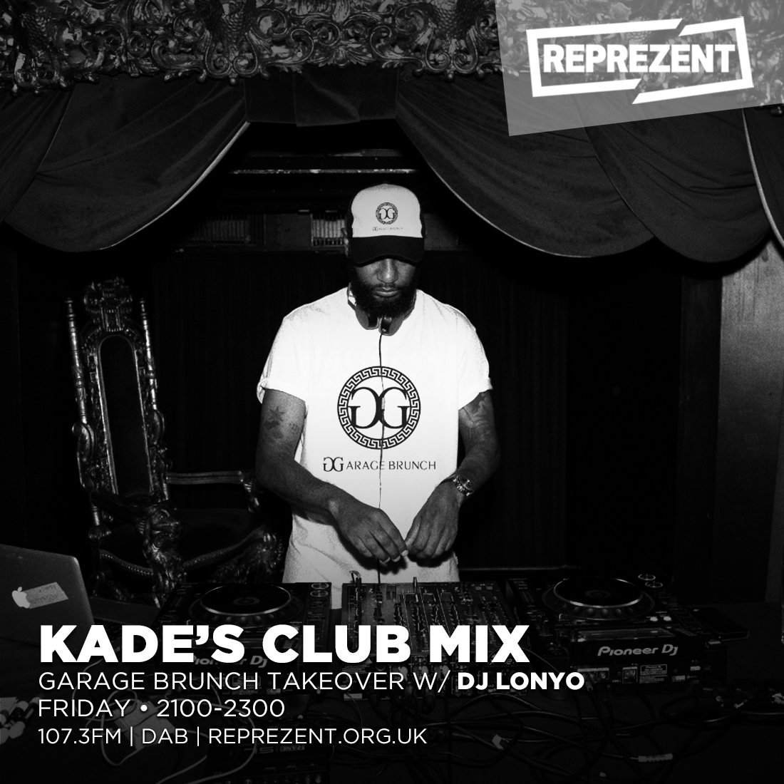 ReprezentRadio's tweet photo. 21:00 - 23:00

@KadeMusik has got a very massive show coming up this evening!

He's handing over #KadesClubMix to @garagebrunch for a takeover special featuring some very special guests

107.3FM | DAB | https://t.co/FganyMhOqb https://t.co/eWJyuaaDbv