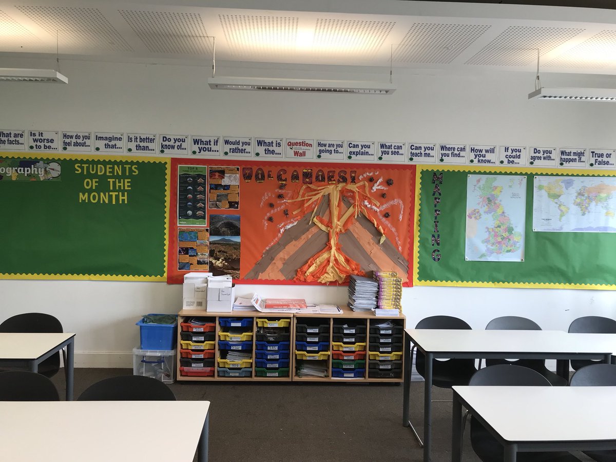 TGSAgeography's tweet image. A snapshot of the amazing geography classrooms, from the students...for the students! #geography #tgsa #community #unity #aspiration #volcanoes #maps
