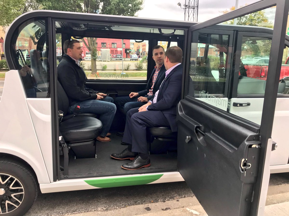 Starting March 2019, #MayMobility will be deploying #selfdriving shuttles in Grand Rapids, MI. Our shuttles may be low-speed, but we’re excited for our “rapid” deployment with awesome partners. Read more: bit.ly/MM-GR