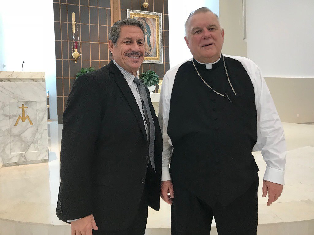 JosePepeDiaz305's tweet photo. It was my honor to attend this year’s Feast Day Celebration of St. Michael the Archangel for our Law Enforcement Officers. #iamD12 @CatholicMiami @dadecountypba @doralpolice https://t.co/maQ3v7m3Jb