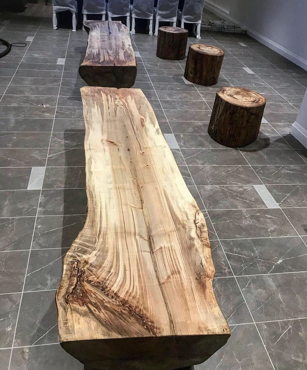 rocawoodworks's tweet photo. No job is too big! We delivered today these maple log benches and elm stools for
@EdenshawDev
#woodworking #wood #maplewood #benches #elmstools #interiordesign #toronto #rocawoodworks #torontointeriordesign #torontointeriordesigner #custommadefurniture #salvagedwood https://t.co/zdlVaoCWUr