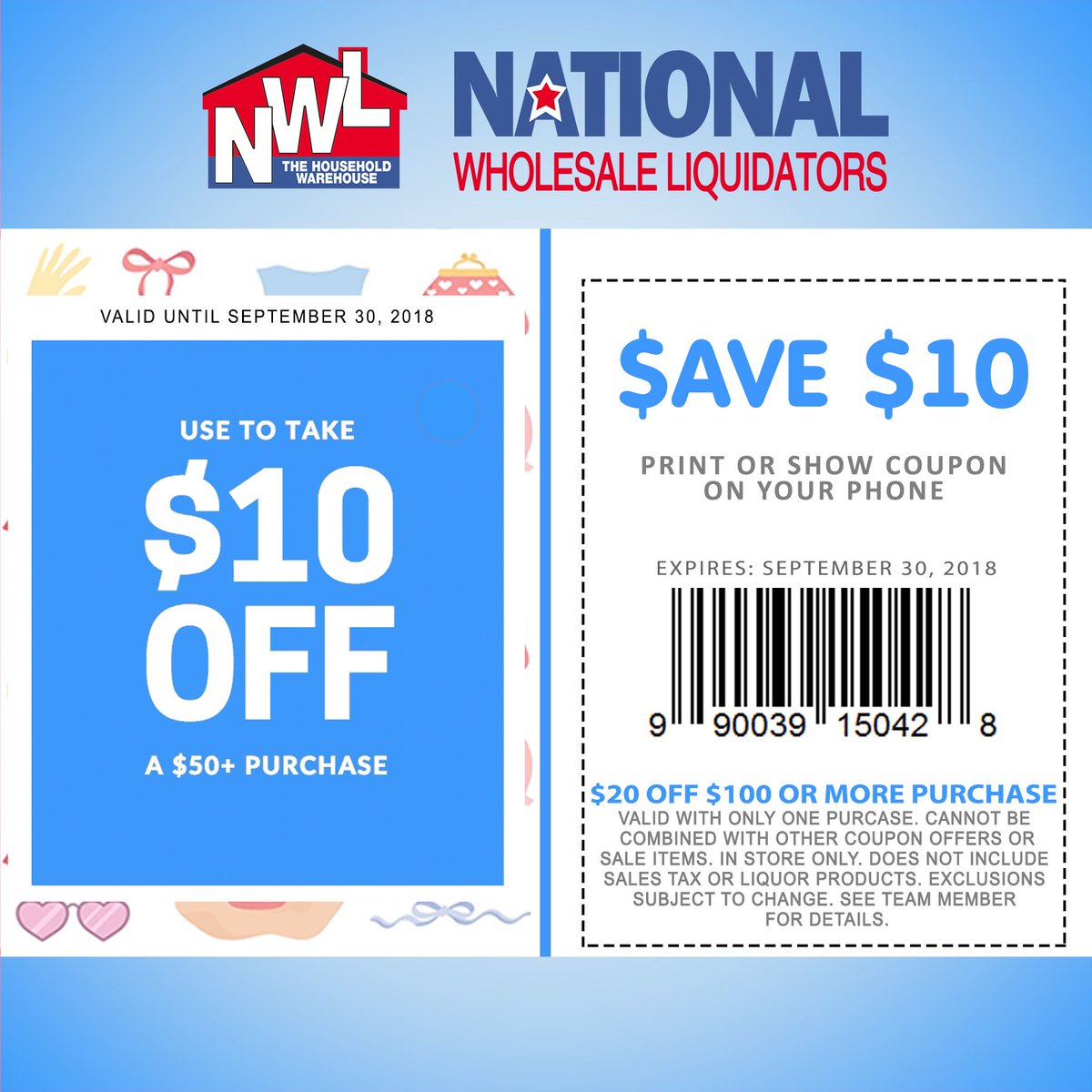 shopnwl's tweet photo. Everybody saves this weekend! Fab-BOO-lous weekend coupons LIVE NOW! 😆
Hurry These #Coupons End Sunday 9/30!
#savemore #couponing https://t.co/rs3ekoyicl