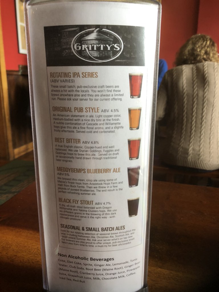 Enjoying an excellent pint of Grittysbrewpub seasonal IPA cloudy grapefruit colour with citrus tang top beer beer nyctoquebeccruise2018