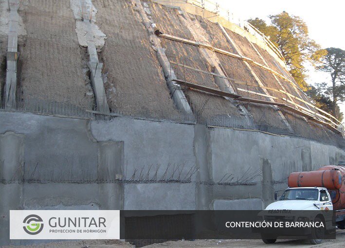 GunitarSA's tweet photo. Corte de Barranca, tabiques con Hormigón Proyectado https://t.co/HqgXYtJuIj
